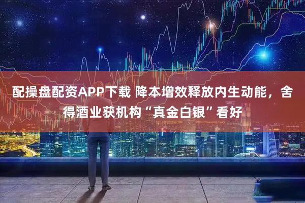配操盘配资APP下载 降本增效释放内生动能，舍得酒业获机构“真金白银”看好