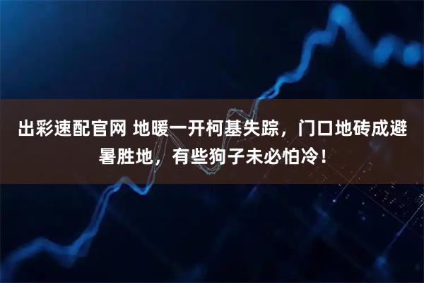 出彩速配官网 地暖一开柯基失踪，门口地砖成避暑胜地，有些狗子未必怕冷！
